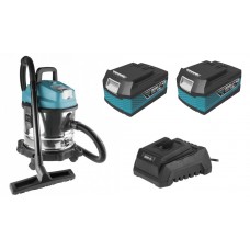 DED7175 Set Dedra Aspirator umed-uscat cu 2 acumulatori Li-Ion 18V 4.0Ah incarcator 60W